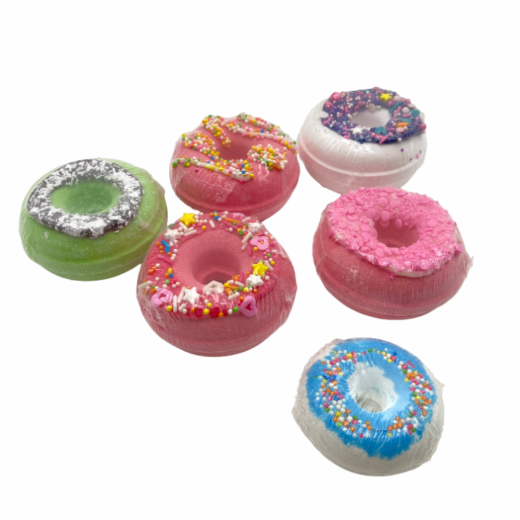 donut bath bomb gift set