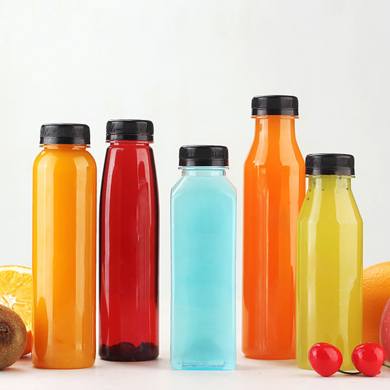 Bottiglia in plastica PET sicura e riciclabile