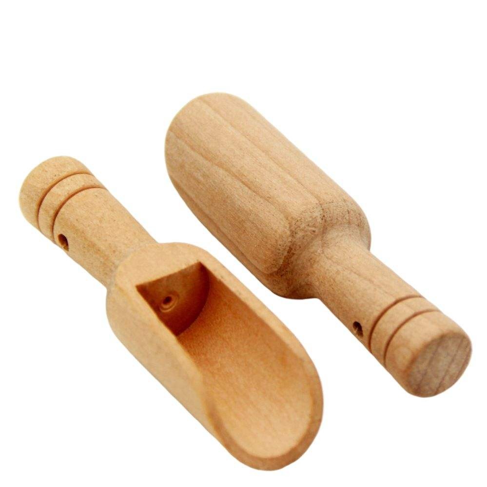 Sono online i nuovi cucchiaini in legno per sali da bagno!